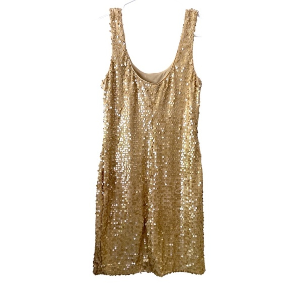 As U Wish gold sequin mini dress size Small